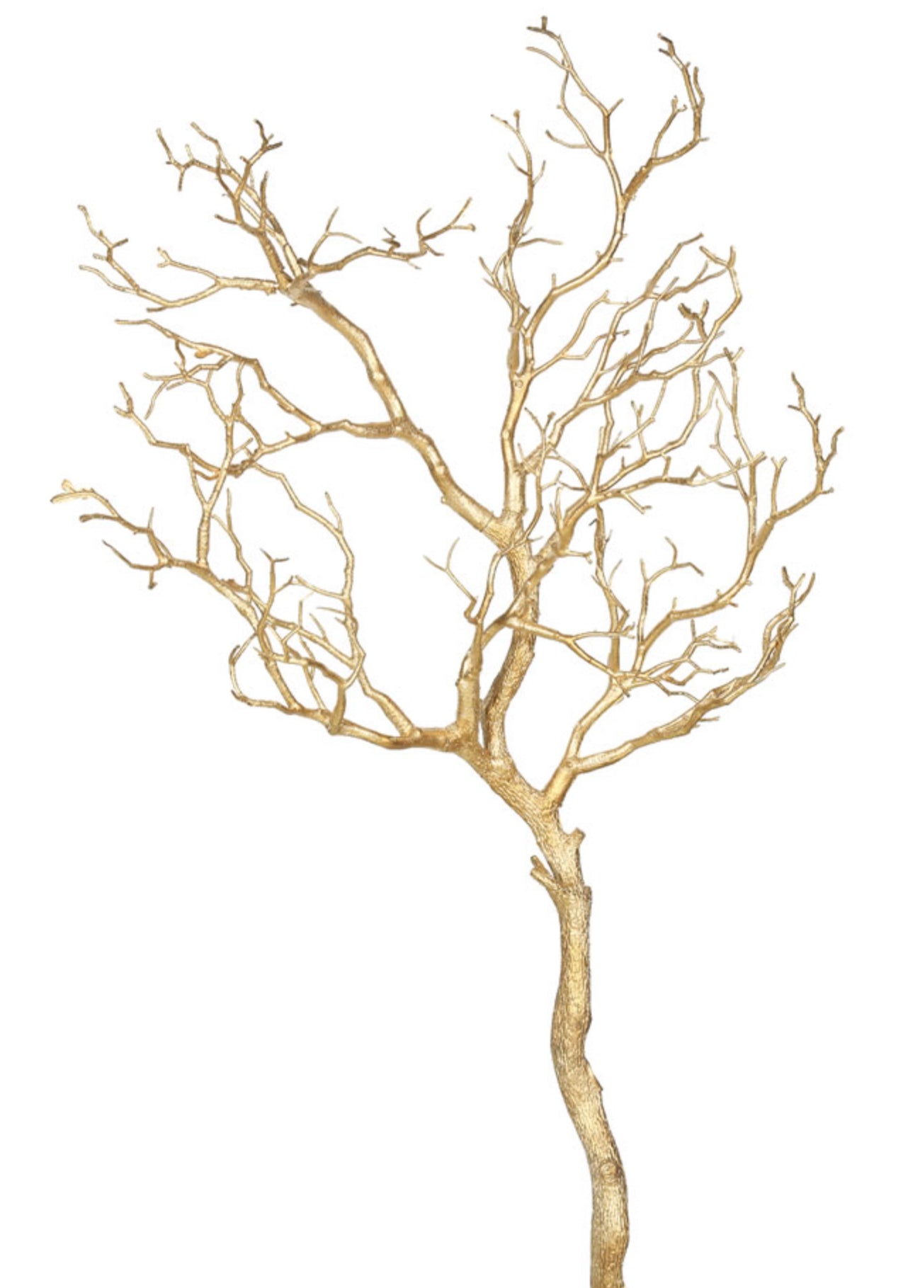 38” Artificial Manzanita Branch-Gold
