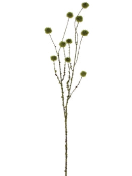 40” Moss Ball Branch- Green
