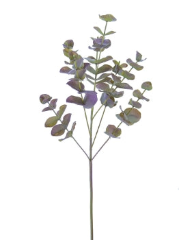 27” Spiral Eucalyptus Spray- Burgundy/Green